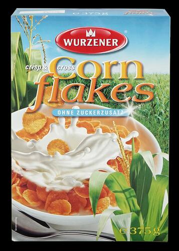 Wurzener Cornflakes Crisp & Cross, ohne Zuckerzusatz