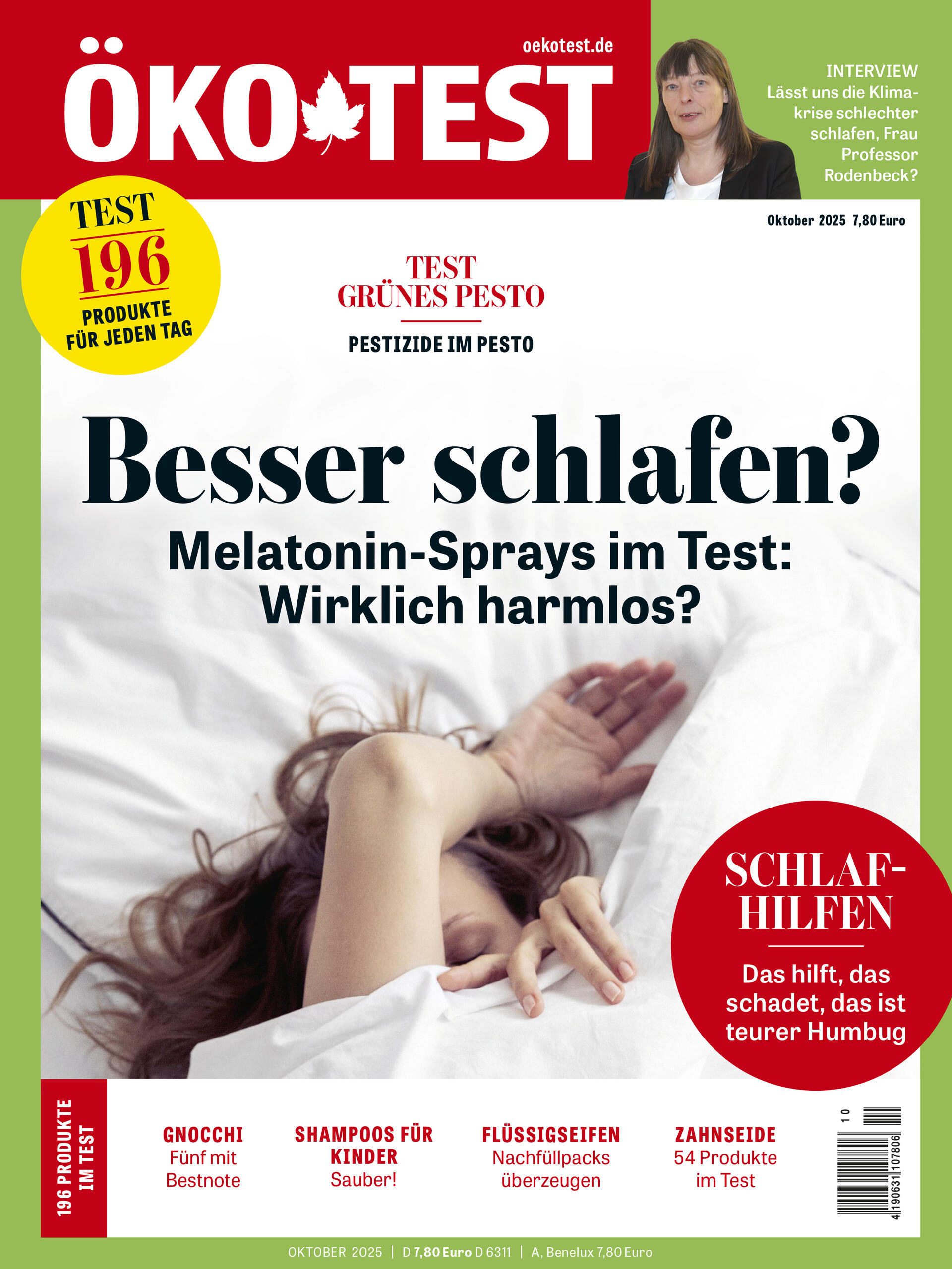 Magazin Oktober 2025: Melatonin-Sprays Magazin Oktober 2025: Melatonin-Sprays