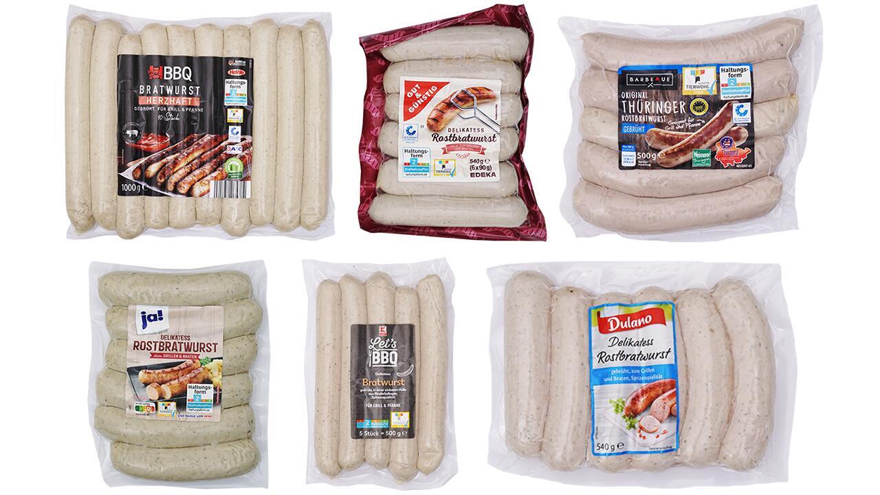 Bratwurst im Test: Wie gut sind Grillwürste von Aldi, Lidl & Co.?