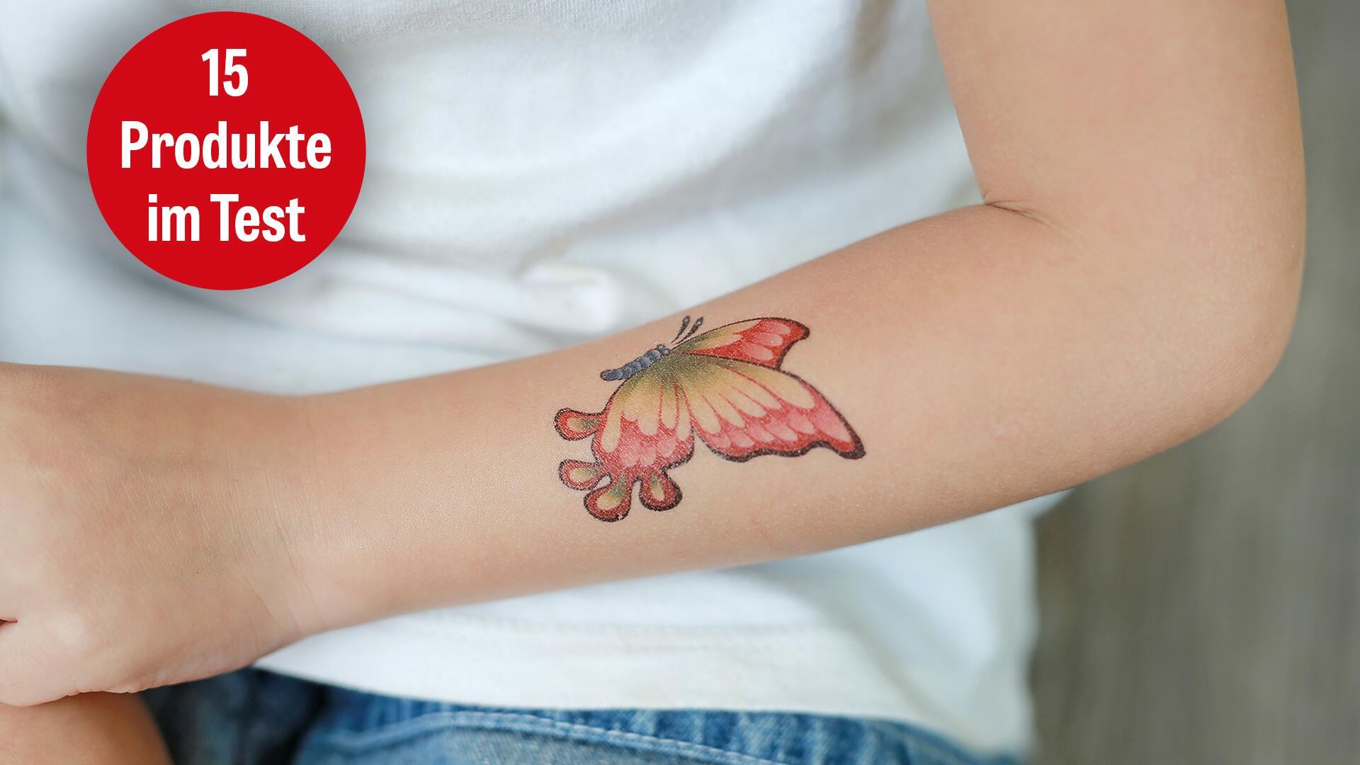 Sind Kindertattoos gesund? Bedenkliche Stoffe in fast allen Klebetattoos 