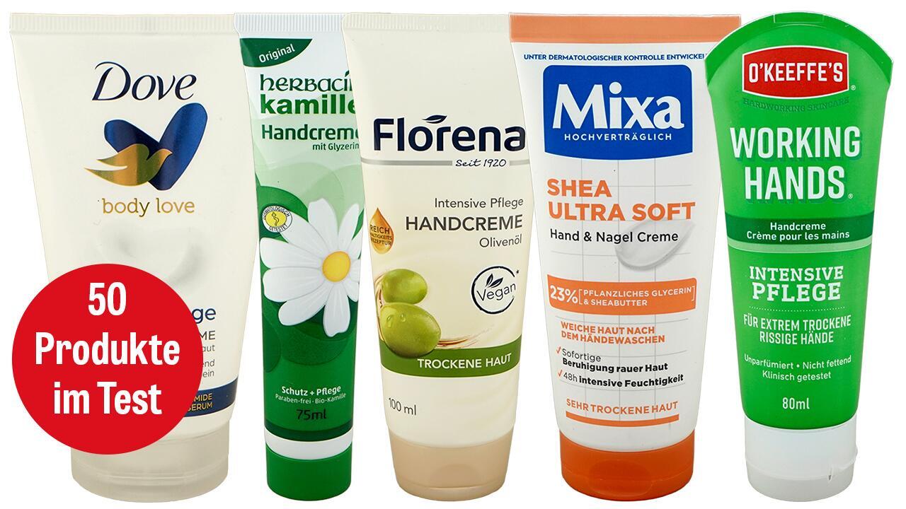Handcreme im Test: Bekannte Marken enttäuschen  Handcreme im Test: Bekannte Marken enttäuschen