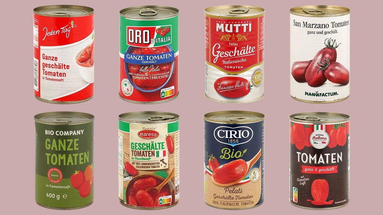 Geschälte Tomaten im Test: Fast alle Produkte enthalten das Hormongift BPA  Geschälte Tomaten im Test: Fast alle Produkte enthalten das Hormongift BPA