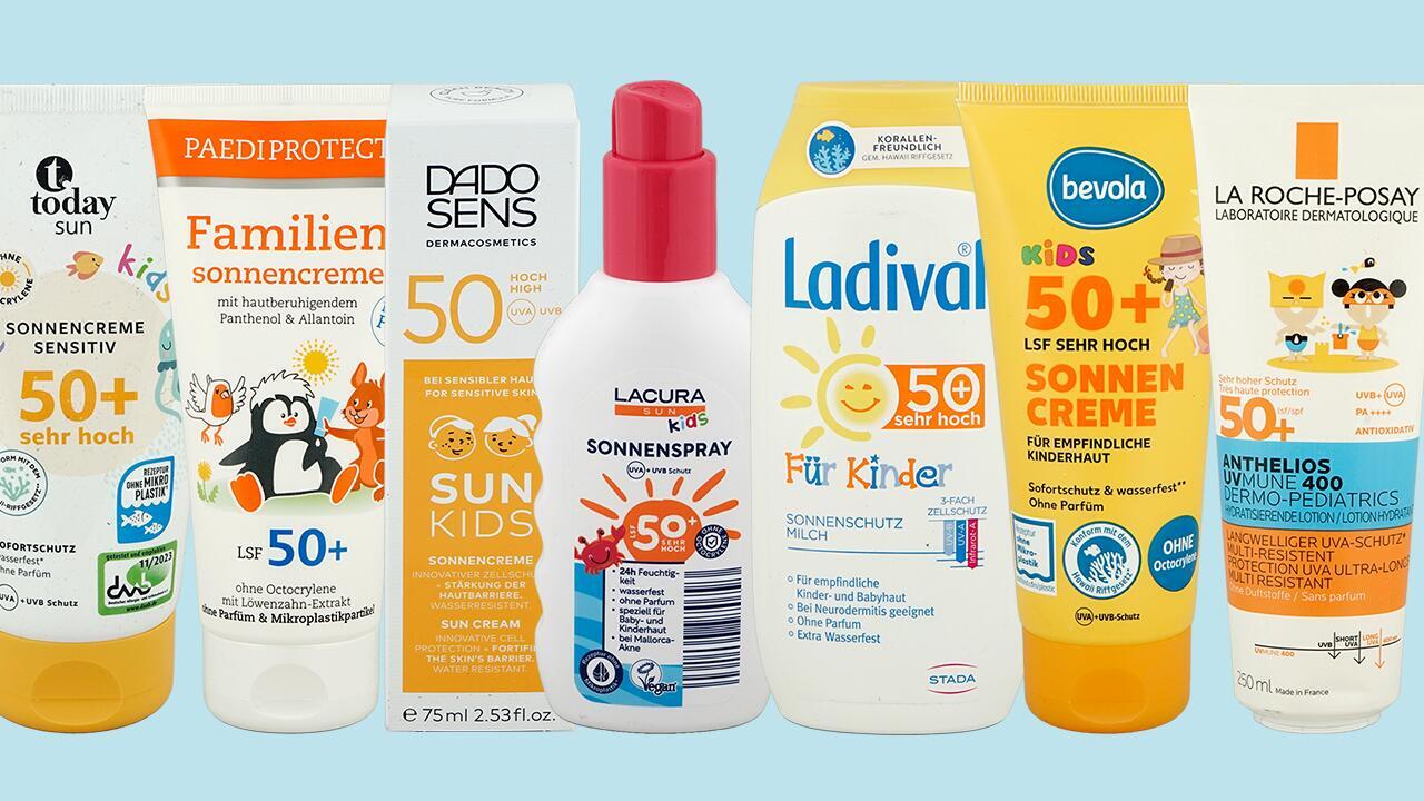 Test Sonnencreme für Babys und Kinder: Verbotener Weichmacher DnHexP gefunden Test Sonnencreme für Babys und Kinder: Verbotener Weichmacher DnHexP gefunden