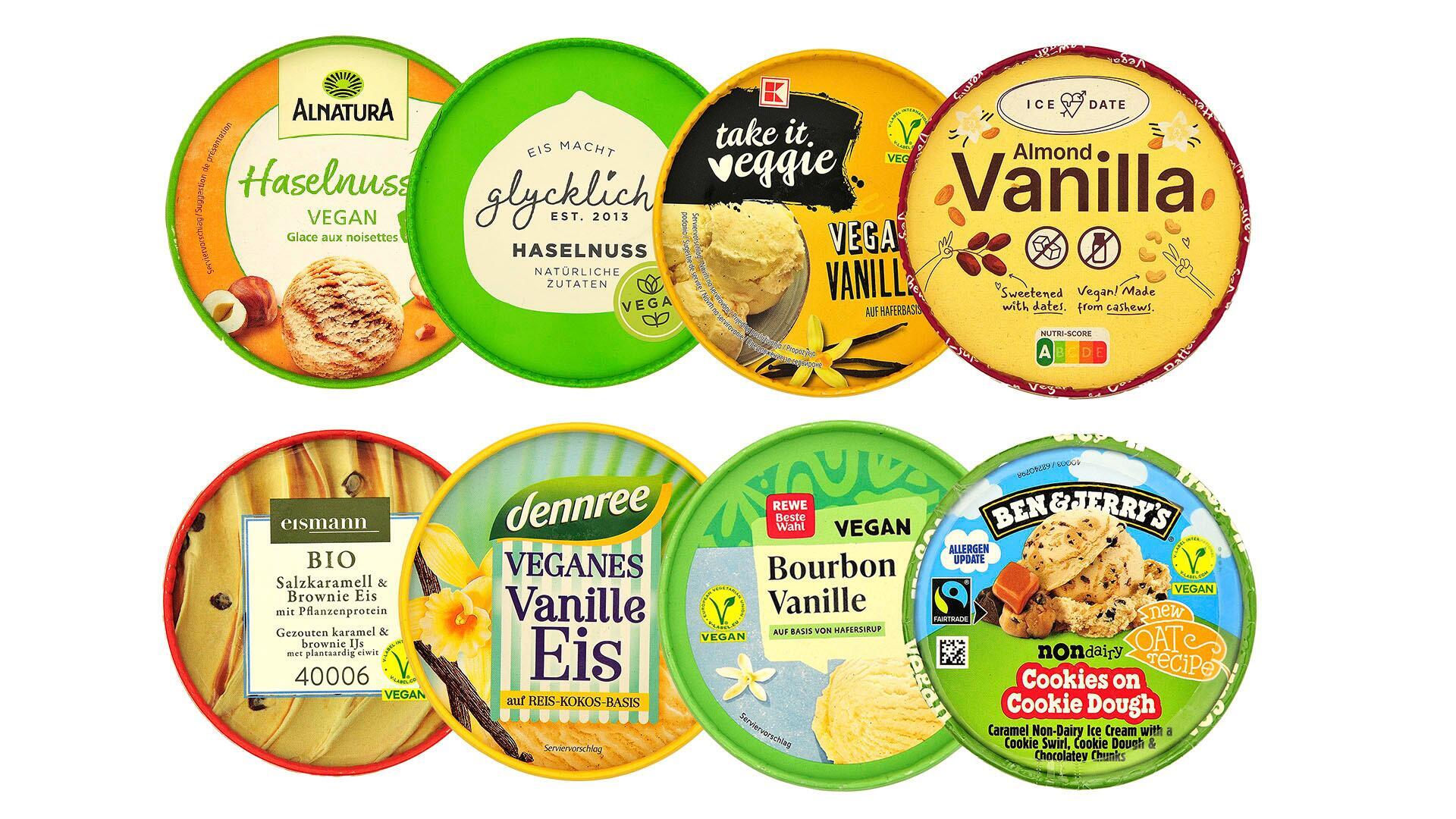 Veganes Eis im Test: 5 von 12 bekommen Bestnote Veganes Eis im Test: 5 von 12 bekommen Bestnote