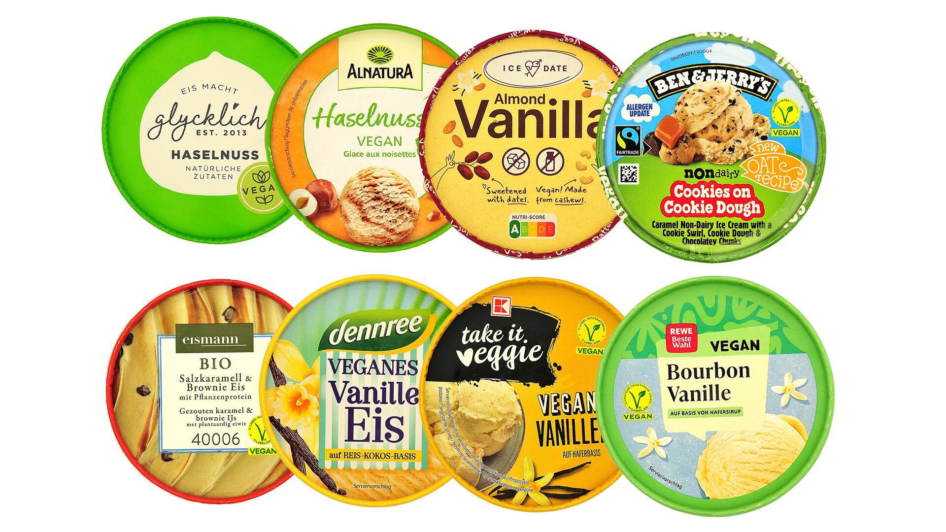 Veganes Eis im Test: Bestnote für 5 von 12 Veganes Eis im Test: Bestnote für 5 von 12