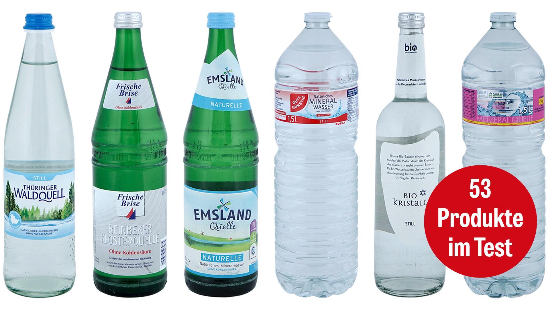 Stilles Wasser im Test: Teils trüben Schadstoffe den Genuss von Mineralwasser Stilles Wasser im Test: Teils trüben Schadstoffe den Genuss von Mineralwasser